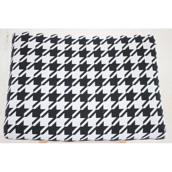 Image 1 of Vintage Holzhocker, Tschechoslowakei 1970er Jahre