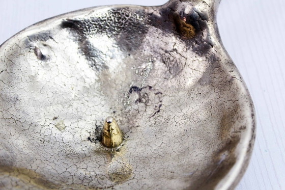 Image 1 of Brutalistischer Kerzenständer aus Bronze 60er Jahre