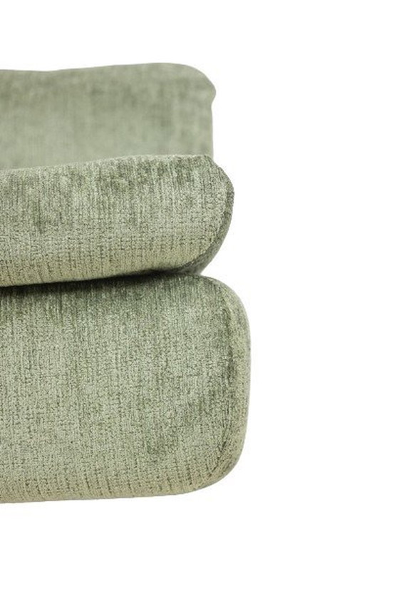 Image 1 of Airborne. Sofa-Bett aus grünem Samt. 1970S.