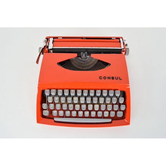 Image 1 of Alte Schreibmaschine "Consul" aus Metall und Kunststoff, Tschechoslowakei 1960