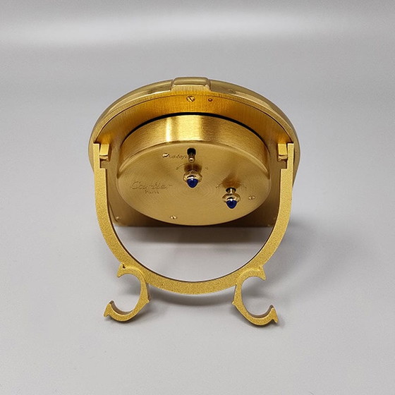 Image 1 of 1980er Jahre Wunderschöne Cartier Romane Wecker Pendulette. Hergestellt in der Schweiz