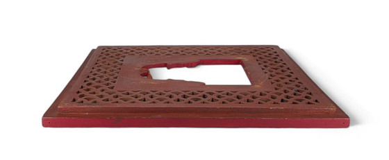 Image 1 of Jharokha Rajasthani Holz Vintage Wandrahmen Traditioneller Wanddekor Indien Asia