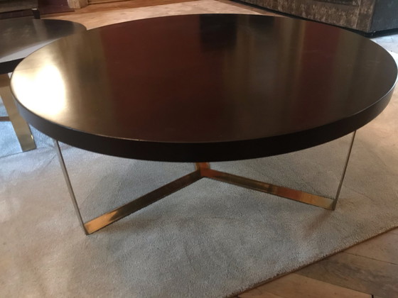 Image 1 of 2x schöne runde schwarze Beistelltische