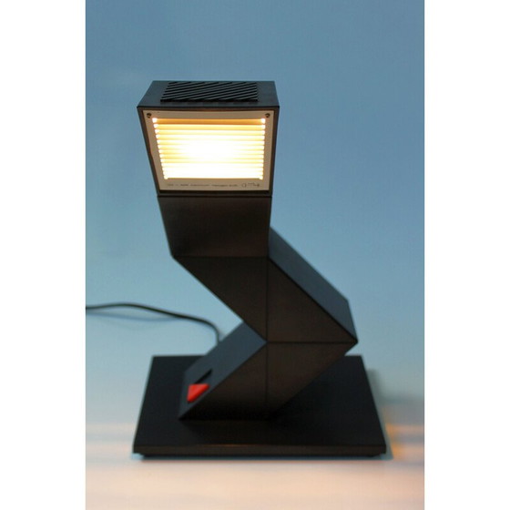 Image 1 of Vintage ZigZag Lampe von Shui L.D.Chan für Massive-Elite, Belgien 1984