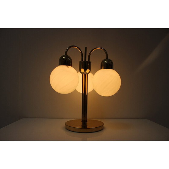 Image 1 of Mid Century Messing-Tischlampe von Kamenicky Senov, 1960er Jahre