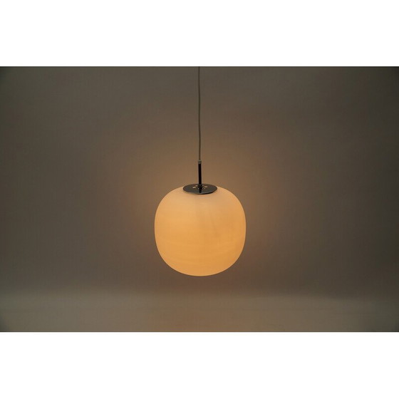 Image 1 of Deckenlampe aus Opalglas für Limburg, Deutschland 1960