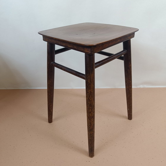 Image 1 of Vintage-Holzhocker