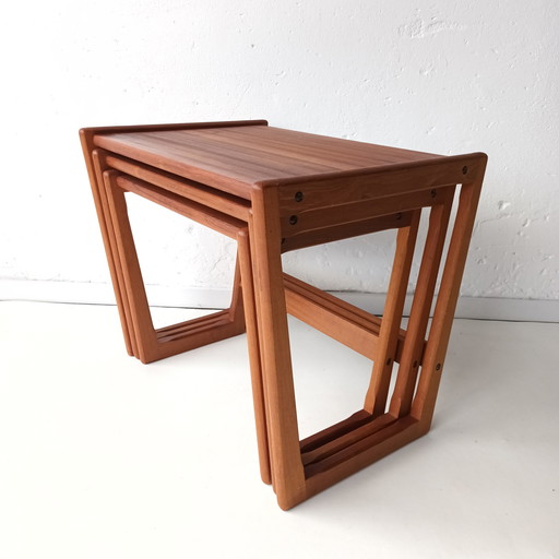 Vintage Mimiset dänisches Design Teakholz