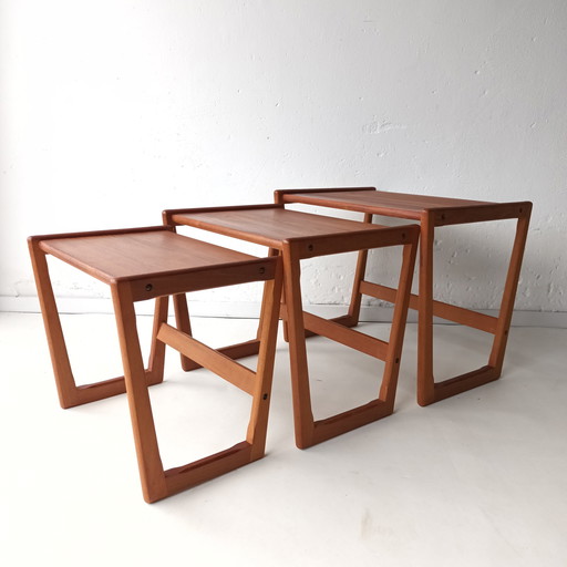 Vintage Mimiset dänisches Design Teakholz