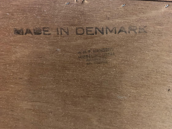 Image 1 of HP Hansen Made in Denmark Highboard aus Teakholz, 1960er Jahre