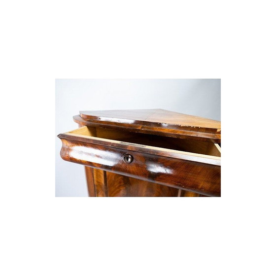 Image 1 of Vintage großen späten Reich Mahagoni-Eckschrank 1840er Jahre