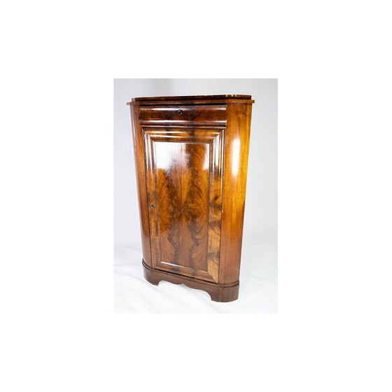Image 1 of Vintage großen späten Reich Mahagoni-Eckschrank 1840er Jahre
