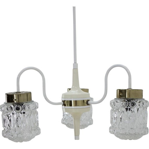 Vintage-Kronleuchter von Kamenický Šenov, Tschechoslowakei 1970