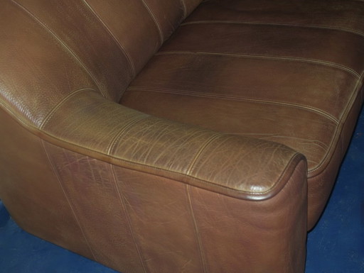 De Sede Ds44 3-Sitzer Sofa in Büffelleder, Schweiz 1970S