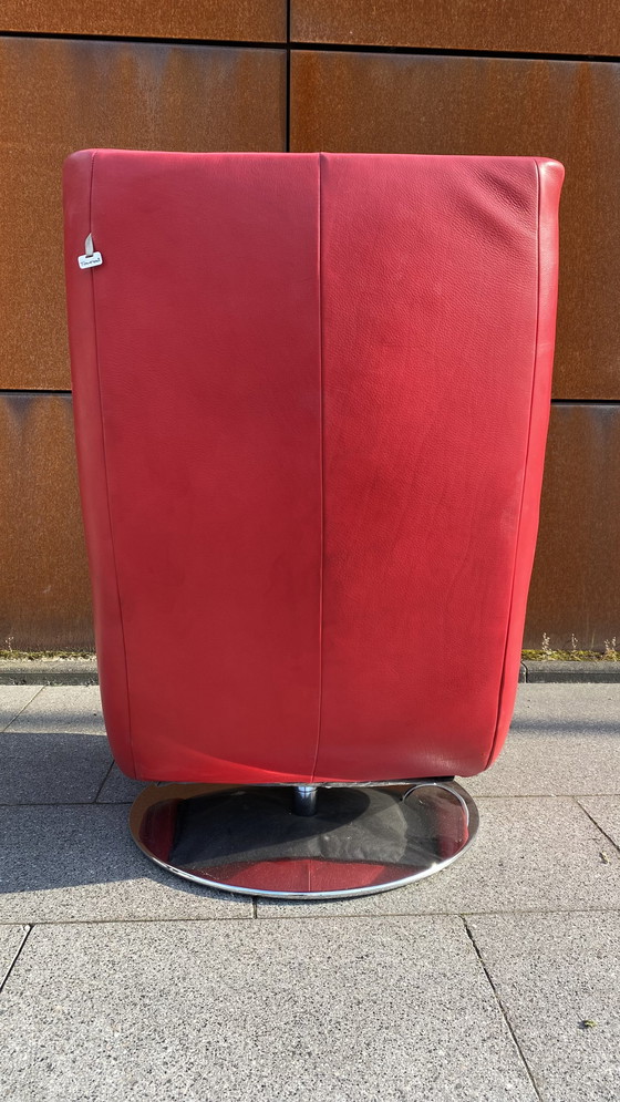 Image 1 of Koinor Design Schaukel-Sessel Leder rot