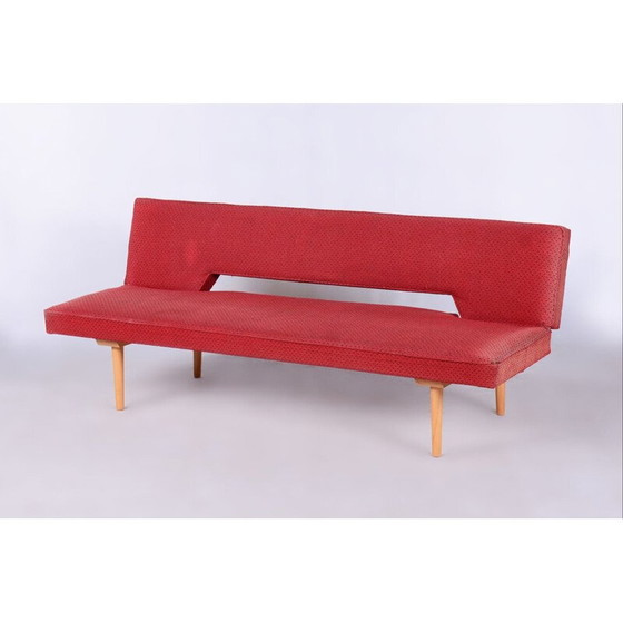 Image 1 of Vintage-Sofa aus Buchenholz von Miroslav Navratil, Tschechien 1960er Jahre