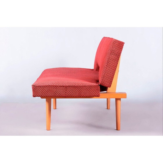 Image 1 of Vintage-Sofa aus Buchenholz von Miroslav Navratil, Tschechien 1960er Jahre