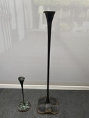 2 Bronzeleuchter von Lothar Klute