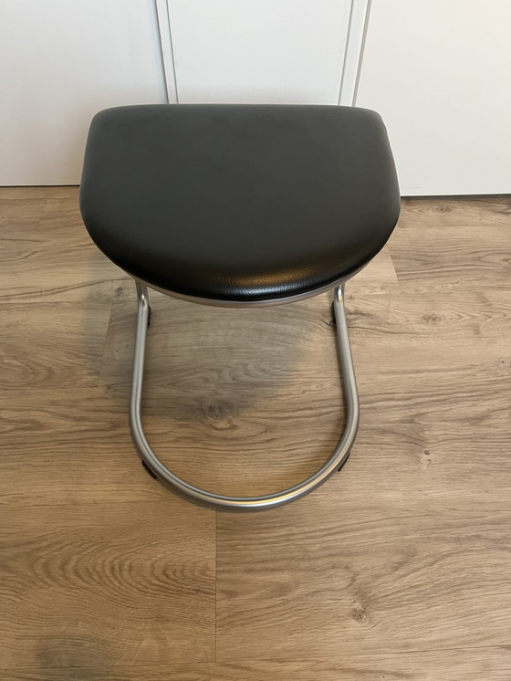 Image 1 of Gebr. van der Stroom Niederländische Originale, Modell 412 Fußhocker