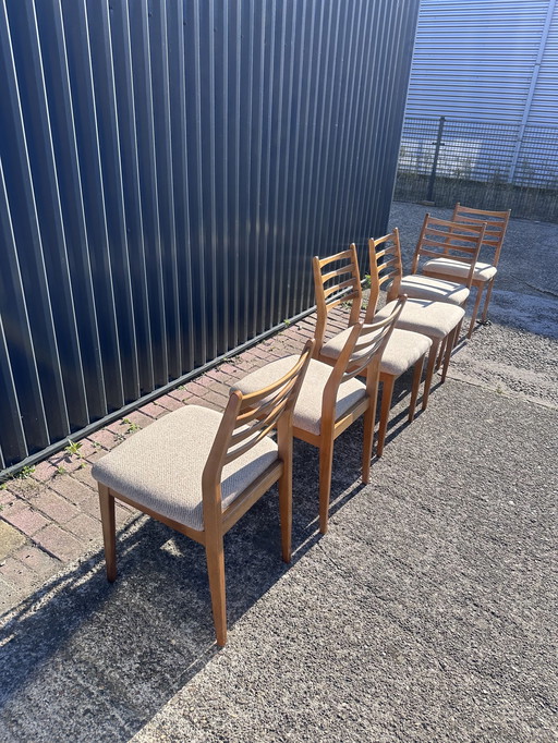 6x Vintage Esszimmerstuhl