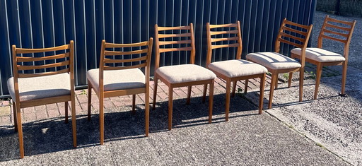 6x Vintage Esszimmerstuhl