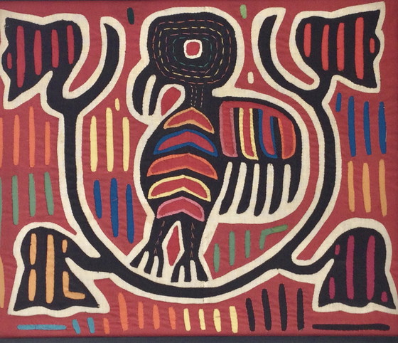 Image 1 of Mola Kuna Textile Wanddekoration
