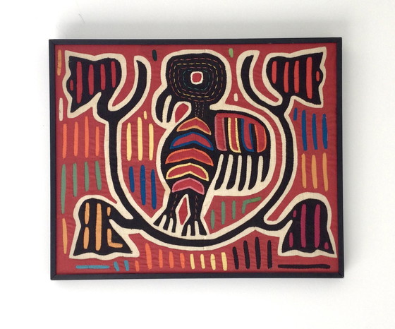 Image 1 of Mola Kuna Textile Wanddekoration