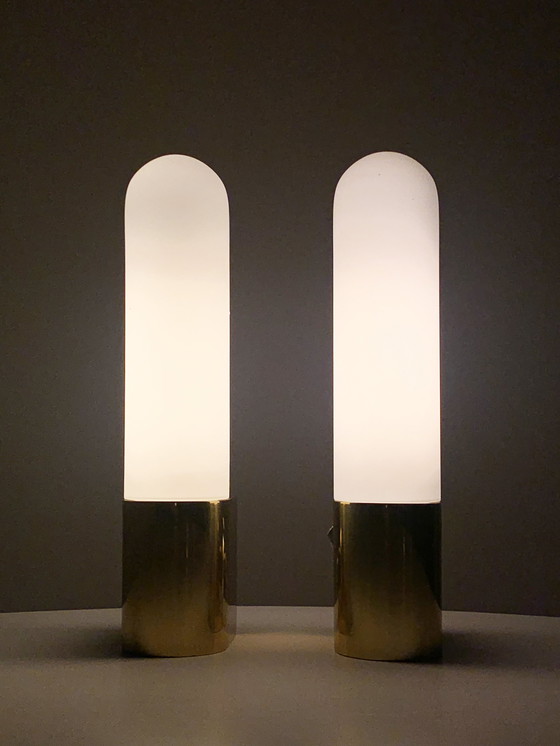 Image 1 of 2x Glashutte Limburg Design Wandleuchten