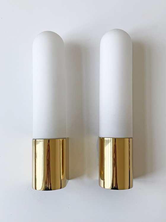 Image 1 of 2x Glashutte Limburg Design Wandleuchten