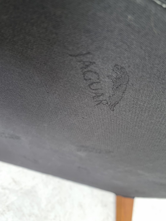 Image 1 of 2x blaue Ledersessel von Durlet, 1990er Jahre