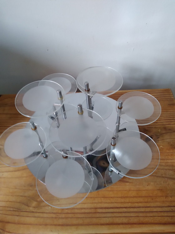 Image 1 of Design -Lampe der 1980er Jahre, Pladondierre