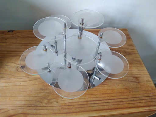 Design -Lampe der 1980er Jahre, Pladondierre