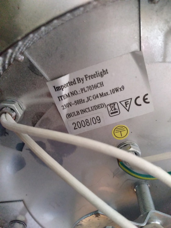 Image 1 of Design -Lampe der 1980er Jahre, Pladondierre