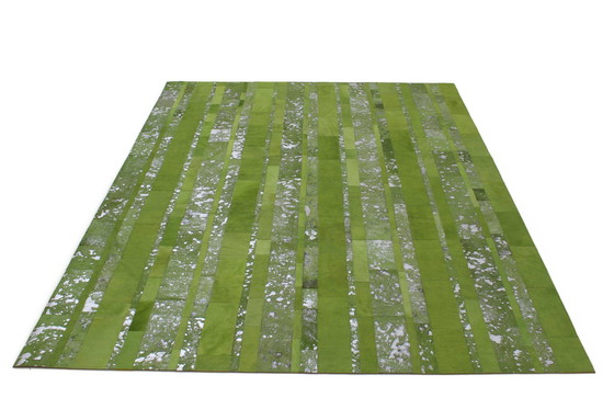 Image 1 of Haus der Teppiche Grüner koeienhuid tapijt