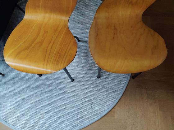 Image 1 of Design Esstisch Maroeska Metz mit 6 Geigenstühlen