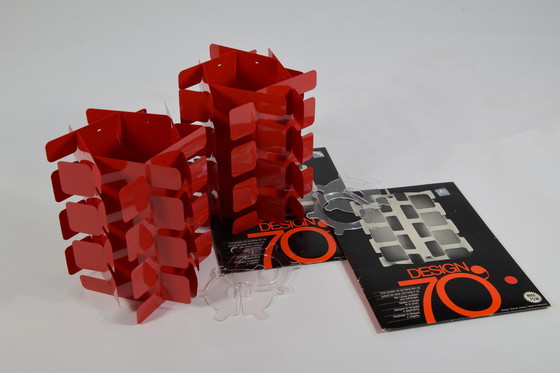 Image 1 of 2 Acryl-Hängelampen aus den 70er Jahren. Neu in Originalverpackung