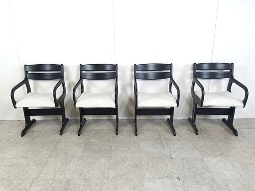 4x Esszimmerstühle aus der Mid century