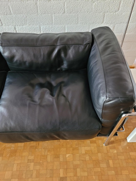 Image 1 of Le Corbusier, Cassina, LC3 3-Sitzer-Sofa