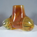 Ciel van Dooren Studio De Oude Horn Leerdam Vase, Kunstglaswaren