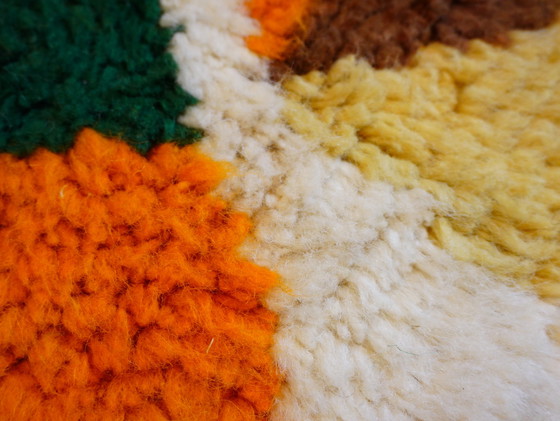 Image 1 of Marokkanischer Berberteppich – 257 cm x 155 cm – farbige Wolle