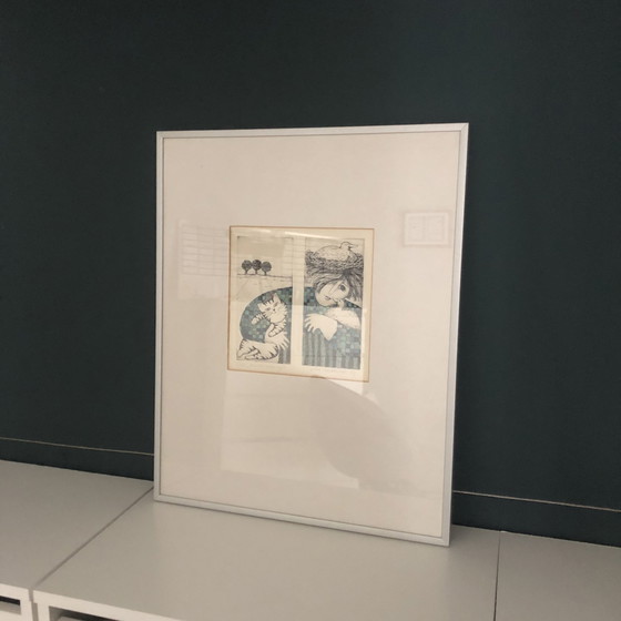 Image 1 of Ineke Mengelder Radierung 7/20 Außengebiss