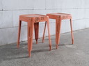 2x Industrial Hocker