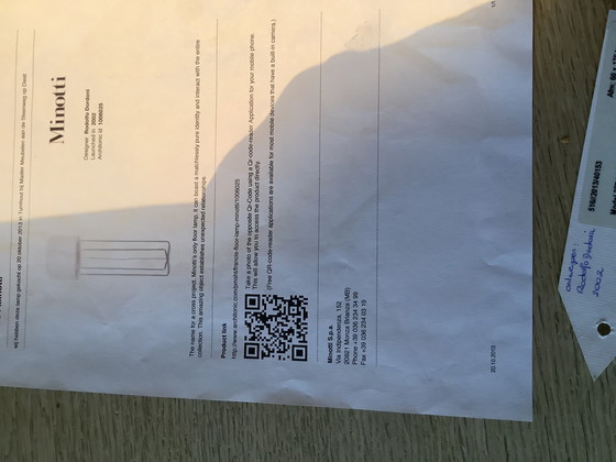 Image 1 of Minotti Stehlampe Modell Francis Lambada