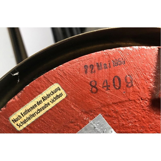 Image 1 of 2-Licht-Stehleuchte aus Messing von Leuchtenbau Lengefeld Wittig und Schwabe, 1950