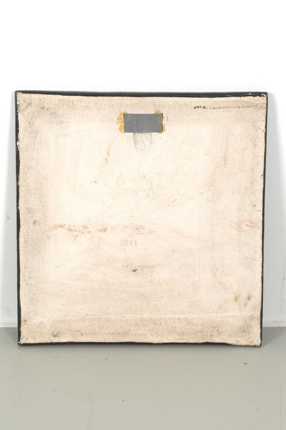 Image 1 of Wandteller aus Majolika-Amaryllis