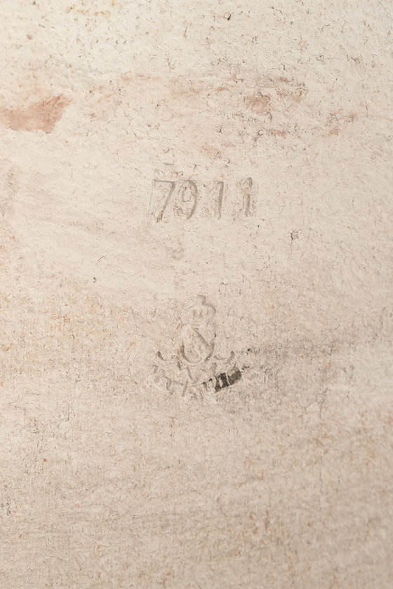 Image 1 of Wandteller aus Majolika-Amaryllis