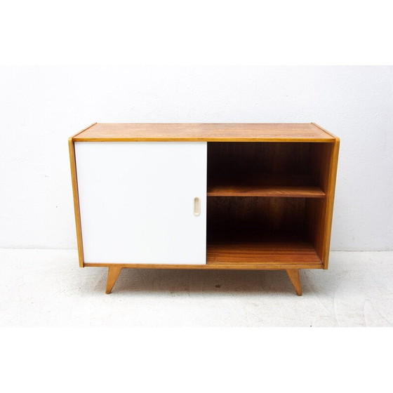 Image 1 of Mid Century Sideboard U-452 mit Schiebetüren von Jiří Jiroutek, Tschechoslowakei 1960er Jahre