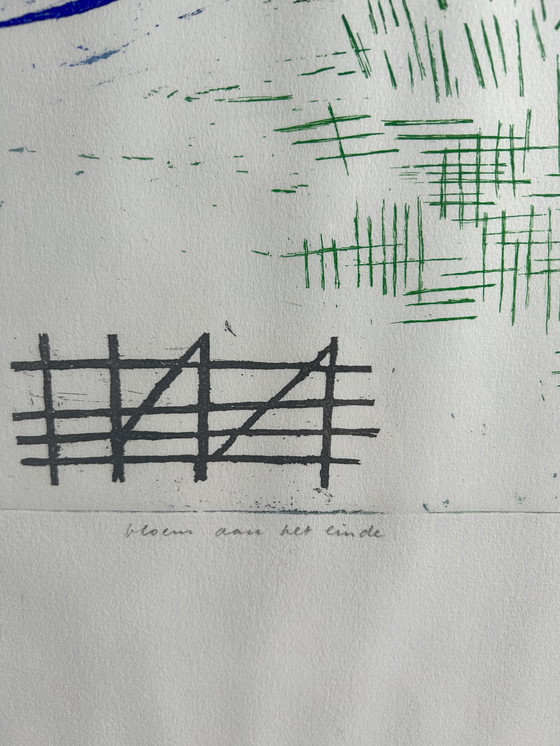 Image 1 of Harrie Gerritz – Blume am Ende 5/75 Siebdruck