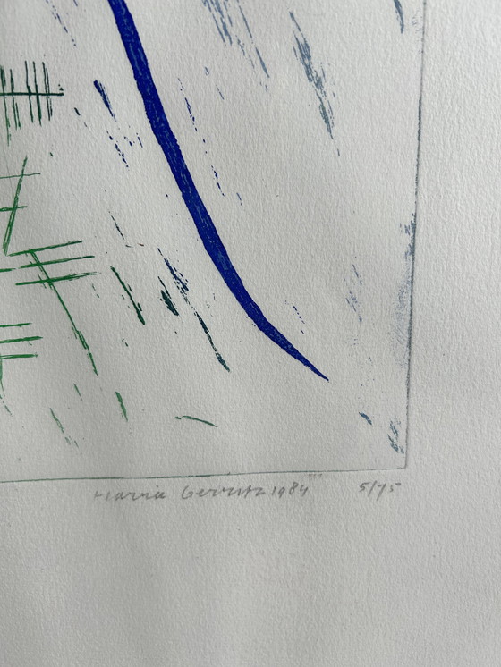 Image 1 of Harrie Gerritz – Blume am Ende 5/75 Siebdruck