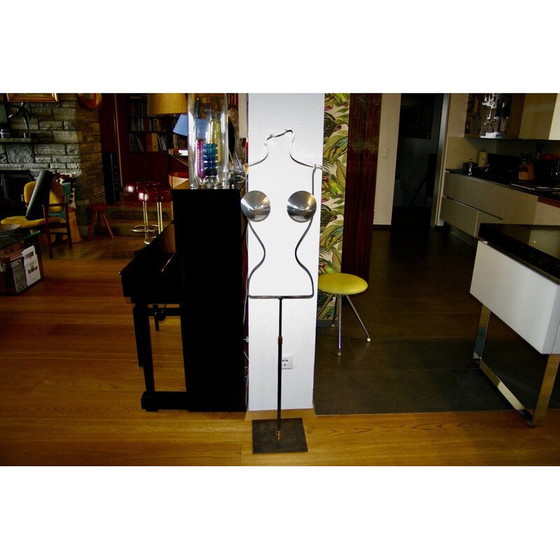 Image 1 of Vintage Art Deco Schaufensterpuppe auf Füßen aus Stahl und Aluminium von René Herbst für Siegel, 1930